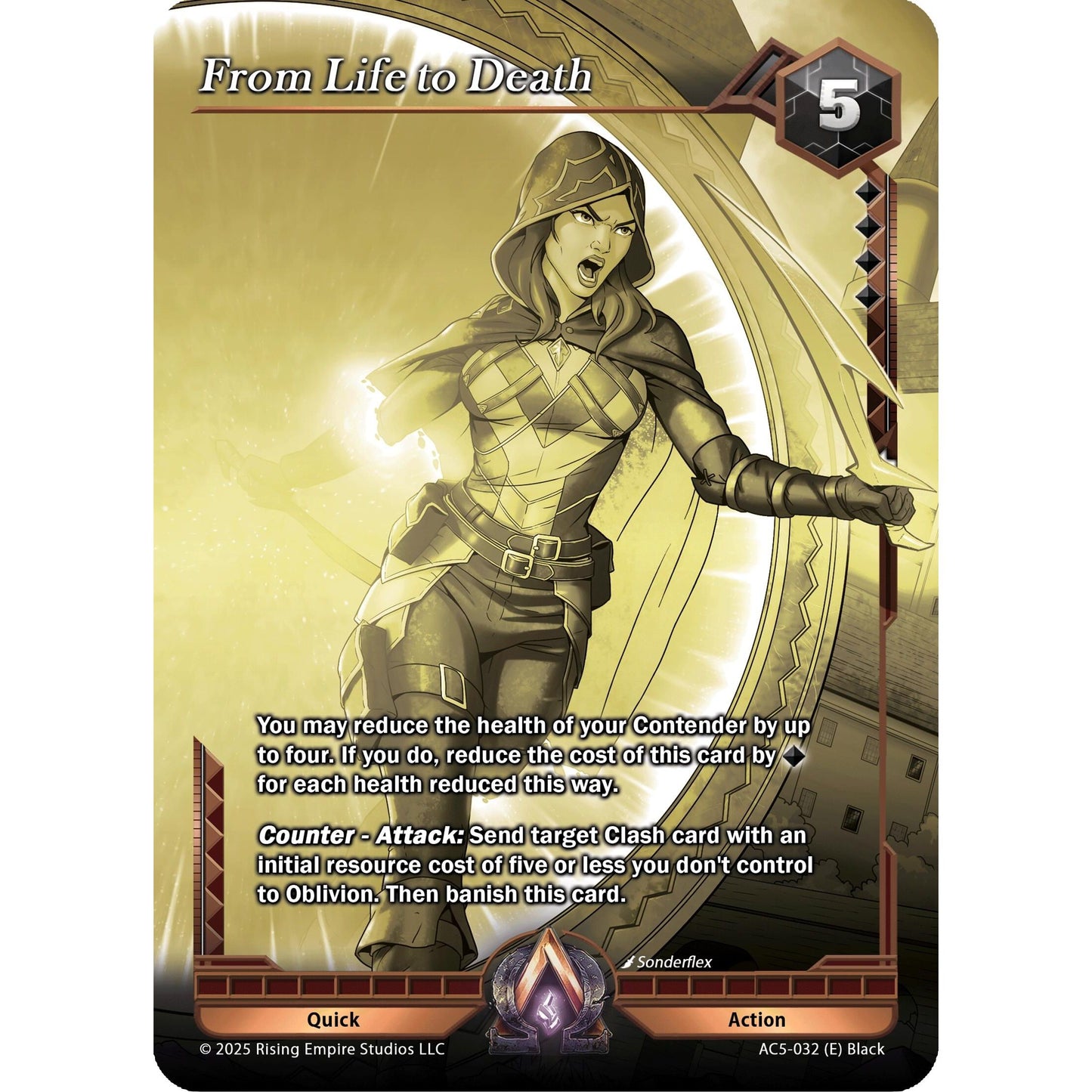 Image for From Life to Death (Gold Chase) (AC5-032) (AC5) - Alpha Clash
