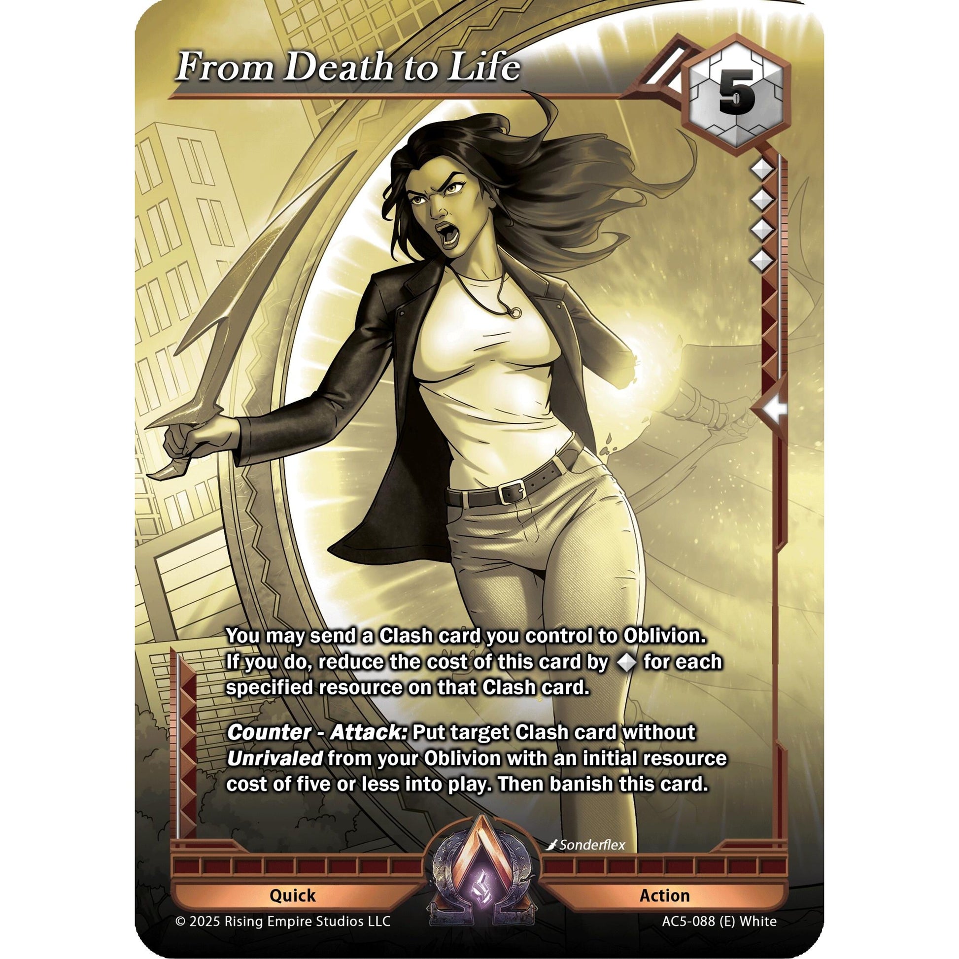 Image for From Death to Life (Gold Chase) (AC5-088) (AC5) - Alpha Clash