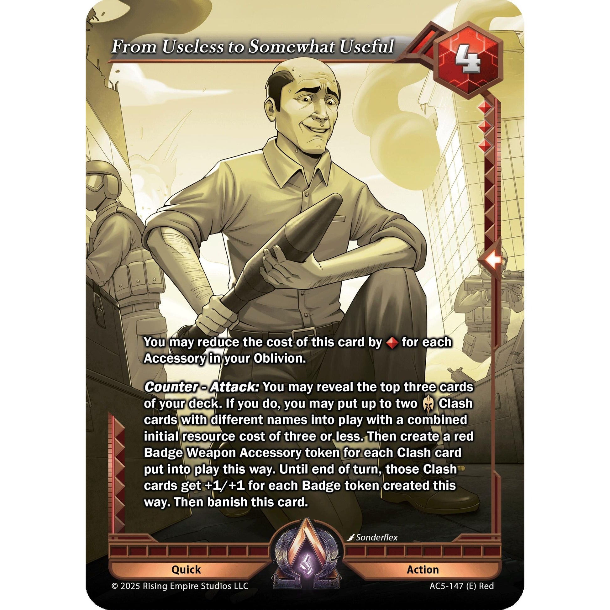 Image for From Useless to Somewhat Useful (Gold Chase) (AC5-147) (AC5) - Alpha Clash