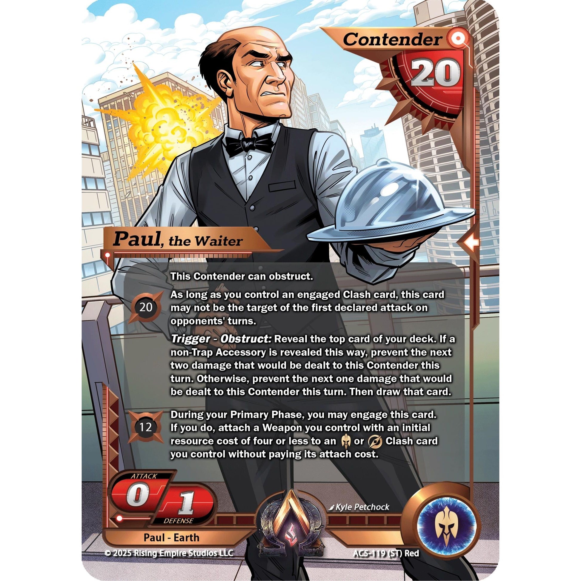 Image for Paul, the Waiter (Clash Kit Exclusive) (AC5-119) (AC5) - Alpha Clash
