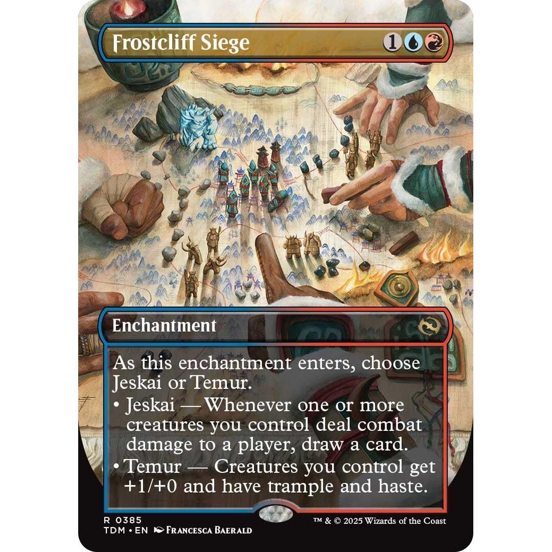 Image for Frostcliff Siege (Borderless) (385) (TDM) - Magic: The Gathering