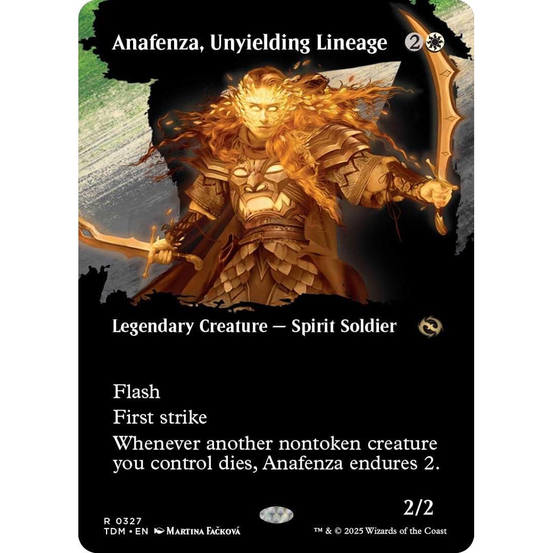 Image for Anafenza, Unyielding Lineage (Borderless) (327) (TDM) - Magic: The Gathering