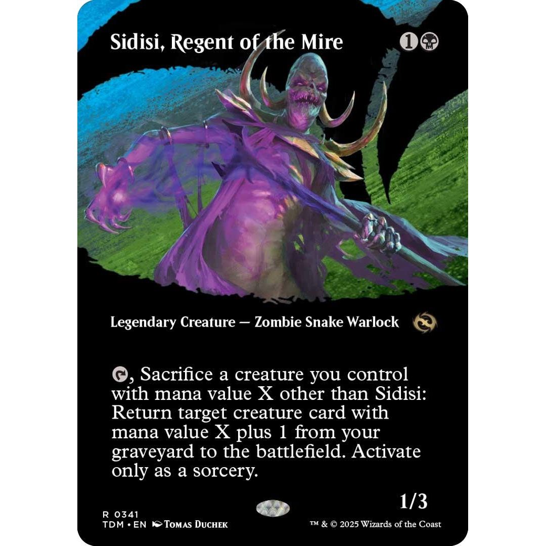 Image for Sidisi, Regent of the Mire (Borderless) (341) (TDM) - Magic: The Gathering
