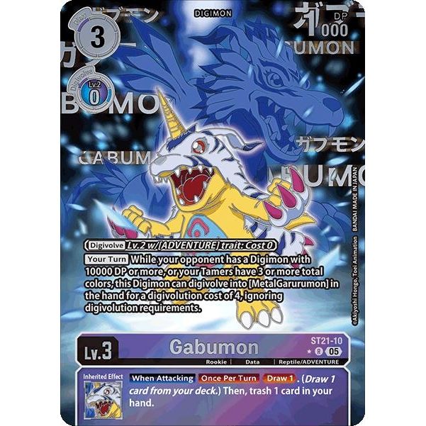 Image for Gabumon (Rare Pull) (ST21-10 R) (ST-21) - Digimon Card Game