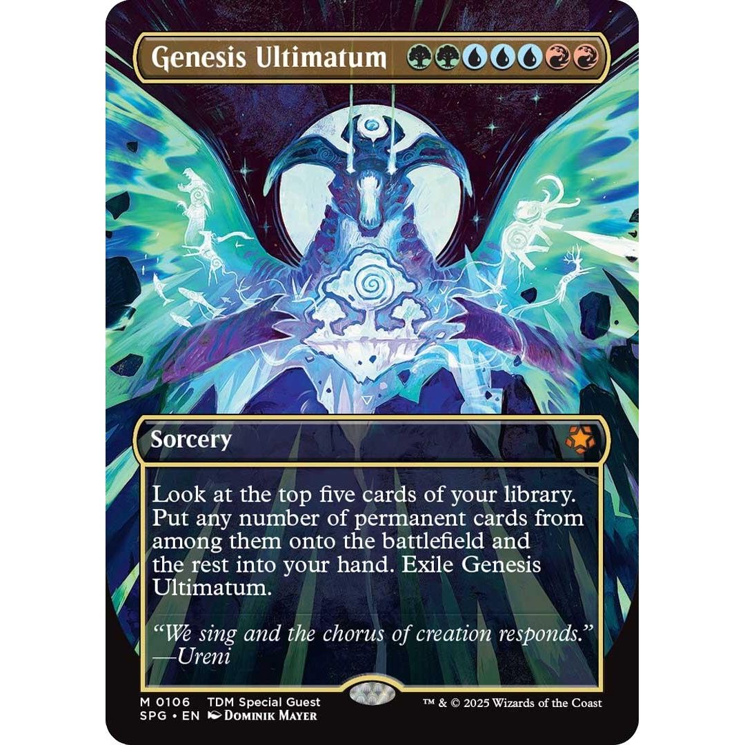 Image for Genesis Ultimatum (Borderless) (106) (SPG) - Magic: The Gathering