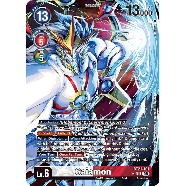 Image for Gaiamon (Alternate Art) (BT21-101 SEC) (BT21) - Digimon Card Game