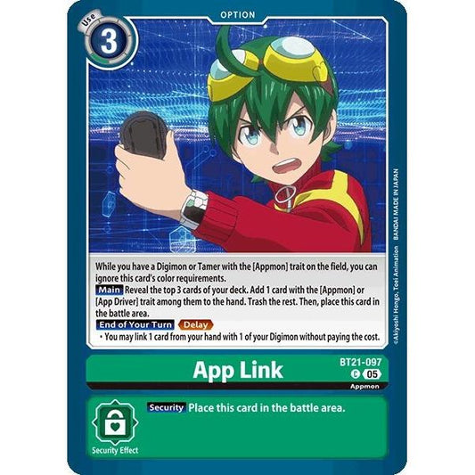 Image for App Link (BT21-097 C) (BT21) - Digimon Card Game