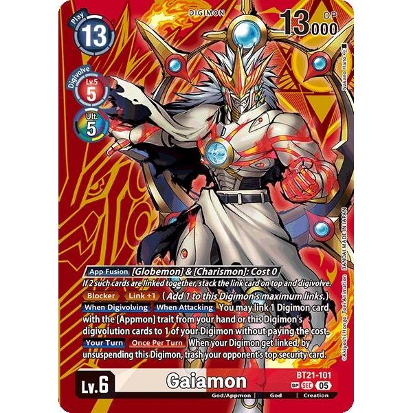 Image for Gaiamon (SP) (BT21-101 SEC) (BT21) - Digimon Card Game