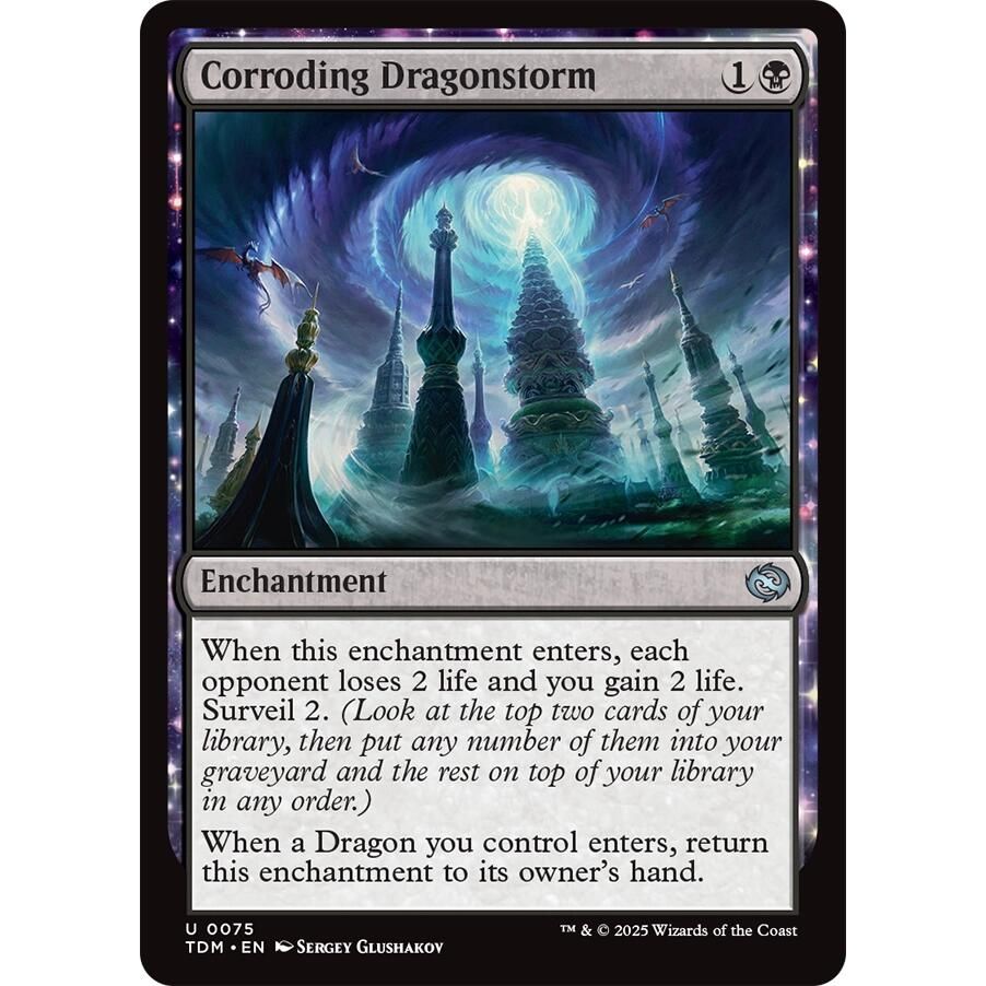 Image for Corroding Dragonstorm (75) (TDM) - Magic: The Gathering