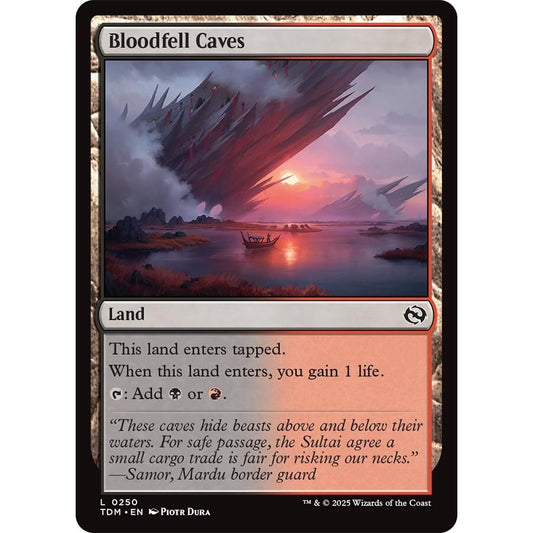 Image for Bloodfell Caves (250) (TDM) - Magic: The Gathering
