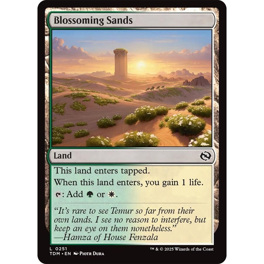 Image for Blossoming Sands (251) (TDM) - Magic: The Gathering