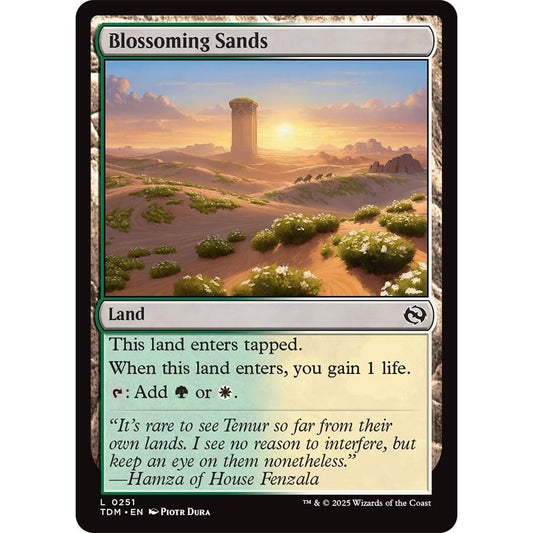 Image for Blossoming Sands (251) (TDM) - Magic: The Gathering