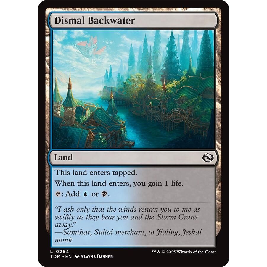 Image for Dismal Backwater (254) (TDM) - Magic: The Gathering