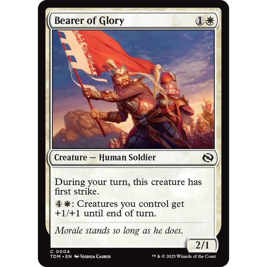Image for Bearer of Glory (4) (TDM) - Magic: The Gathering