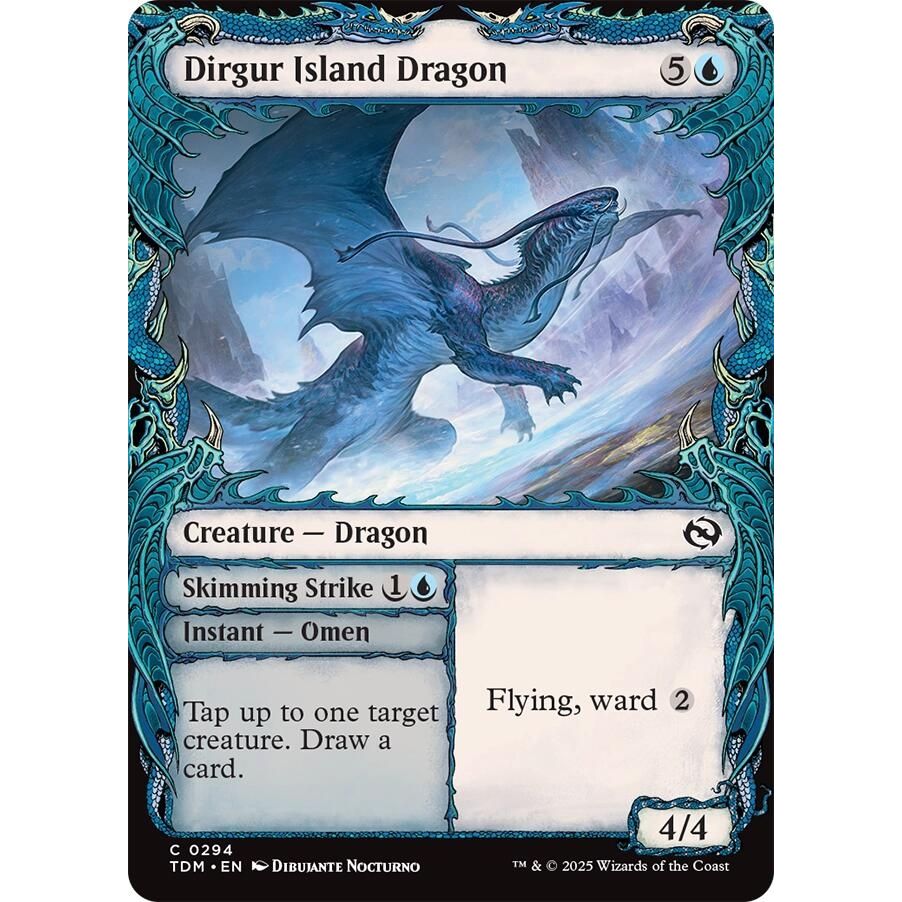 Image for Dirgur Island Dragon (Showcase) (294) (TDM) - Magic: The Gathering