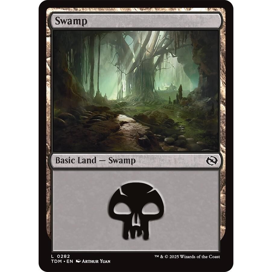 Image for Swamp (0282) (282) (TDM) - Magic: The Gathering