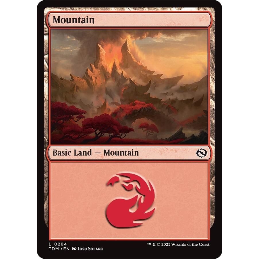 Image for Mountain (0284) (284) (TDM) - Magic: The Gathering
