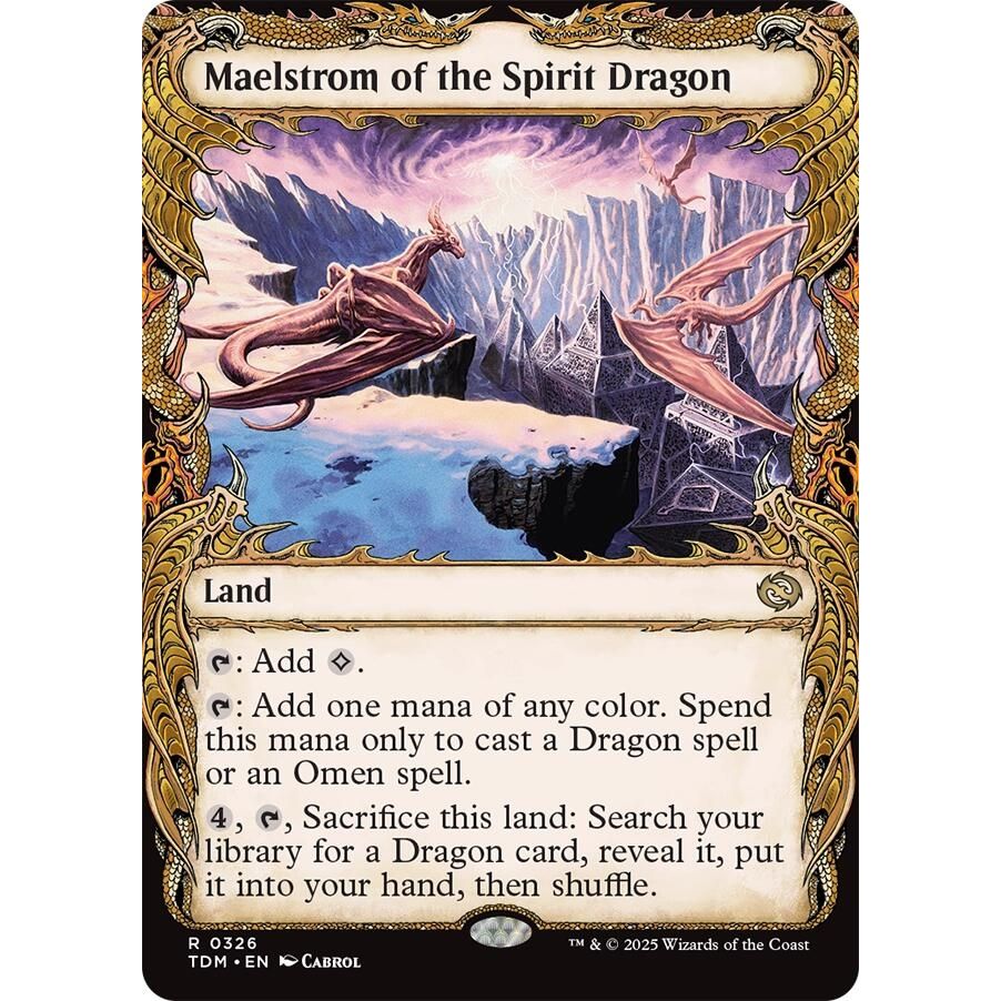 Image for Maelstrom of the Spirit Dragon (Showcase) (326) (TDM) - Magic: The Gathering