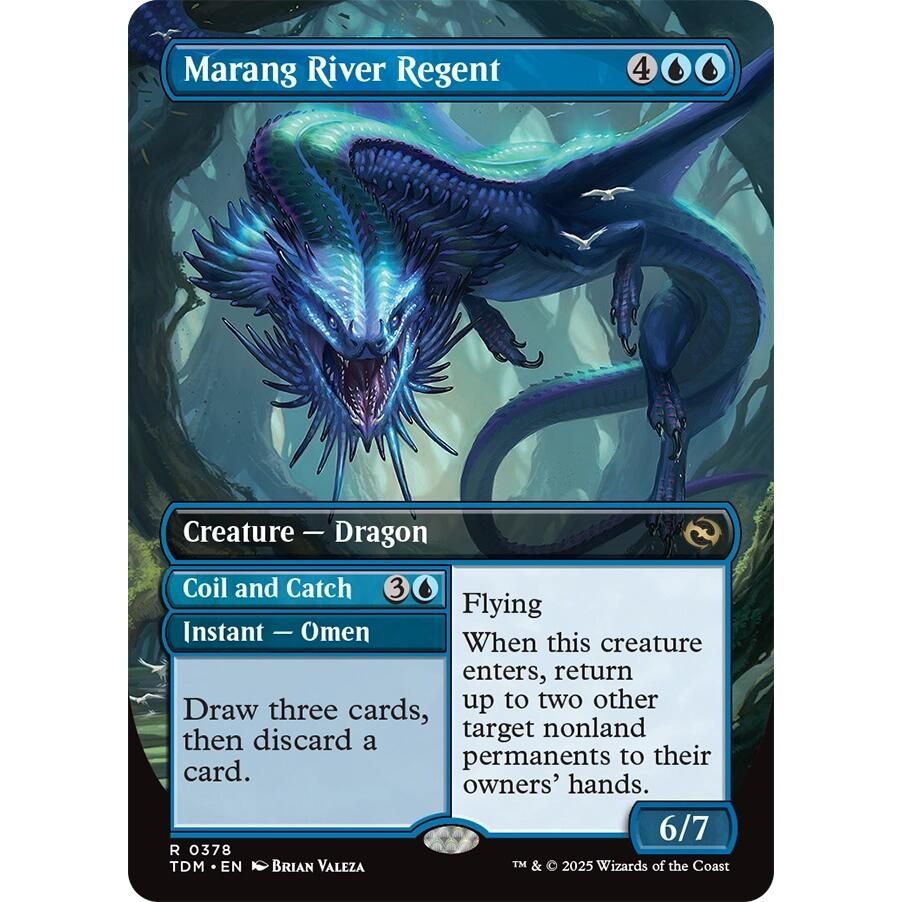 Image for Marang River Regent (Borderless) (378) (TDM) - Magic: The Gathering