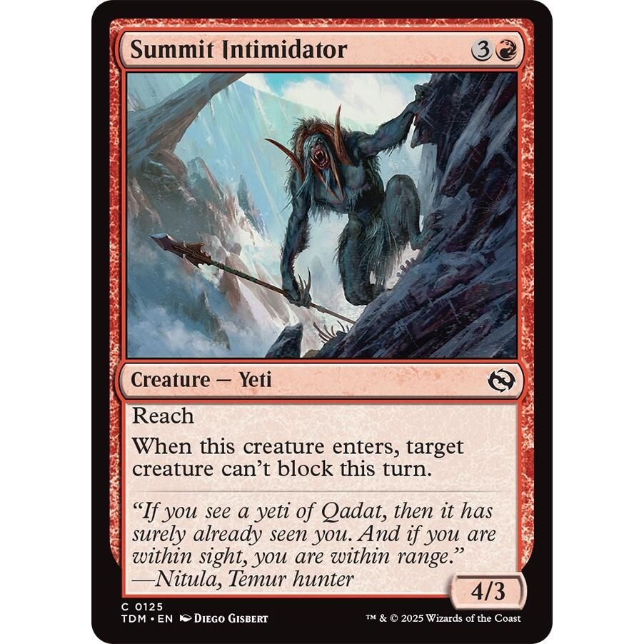 Image for Summit Intimidator (125) (TDM) - Magic: The Gathering