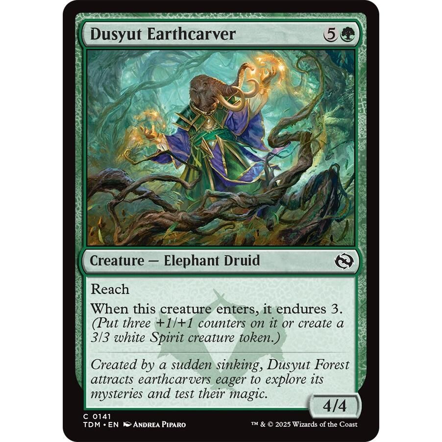 Image for Dusyut Earthcarver (141) (TDM) - Magic: The Gathering