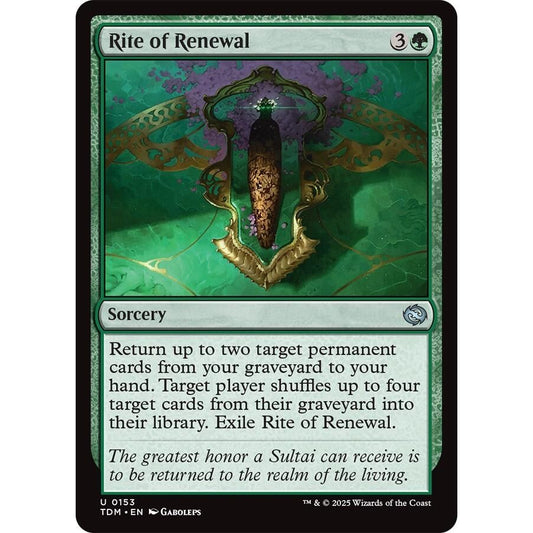 Image for Rite of Renewal (153) (TDM) - Magic: The Gathering