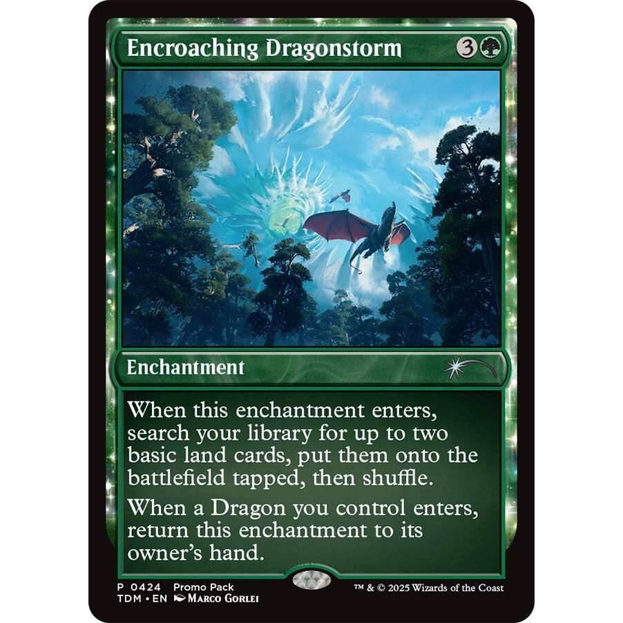 Image for Encroaching Dragonstorm (424) (PPTDM) - Magic: The Gathering