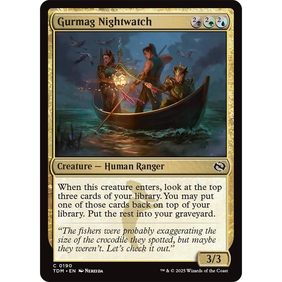 Image for Gurmag Nightwatch (190) (TDM) - Magic: The Gathering