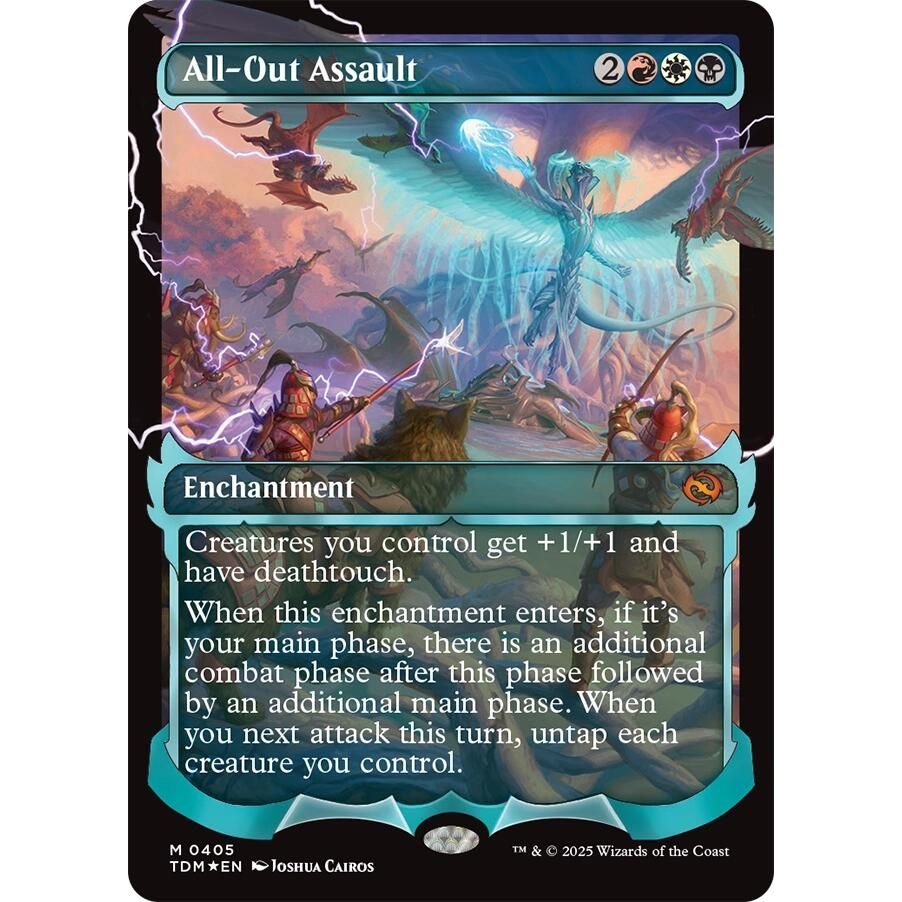 Image for All-Out Assault (Showcase) (405) (TDM) - Magic: The Gathering