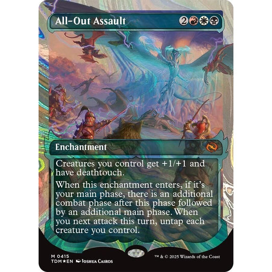 Image for All-Out Assault (Showcase) (Halo Foil) (415) (TDM) - Magic: The Gathering