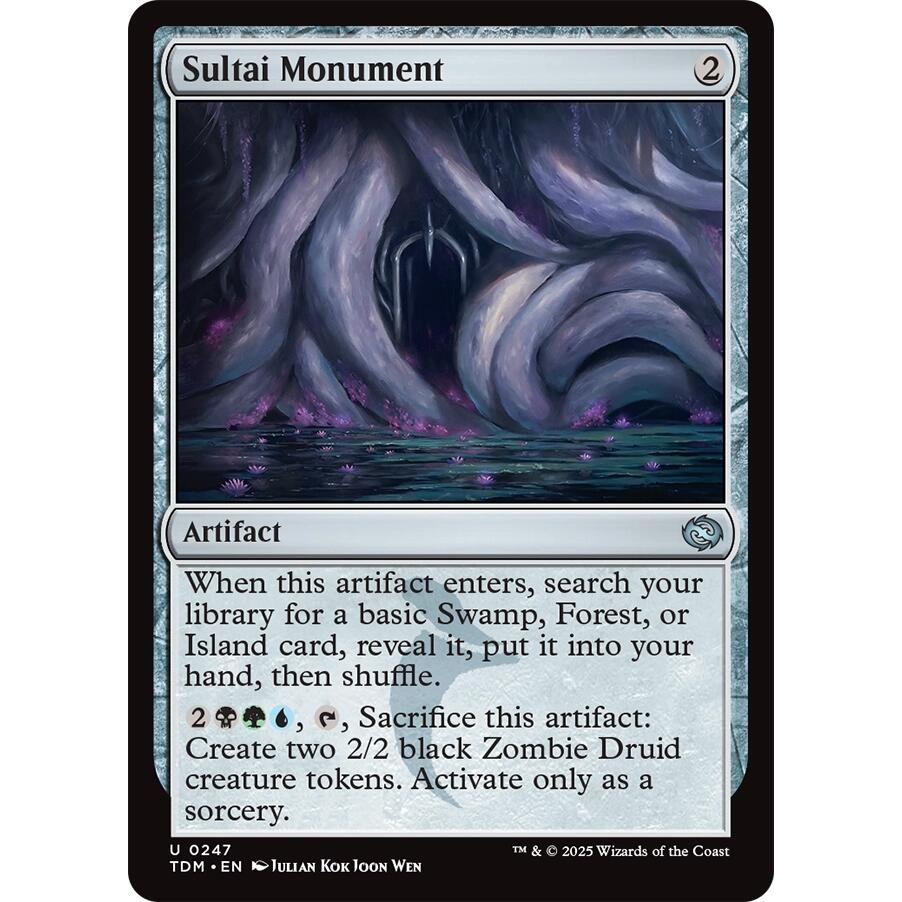 Image for Sultai Monument (247) (TDM) - Magic: The Gathering