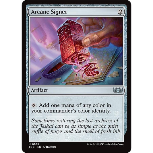 Image for Arcane Signet (105) (TDC) - Magic: The Gathering