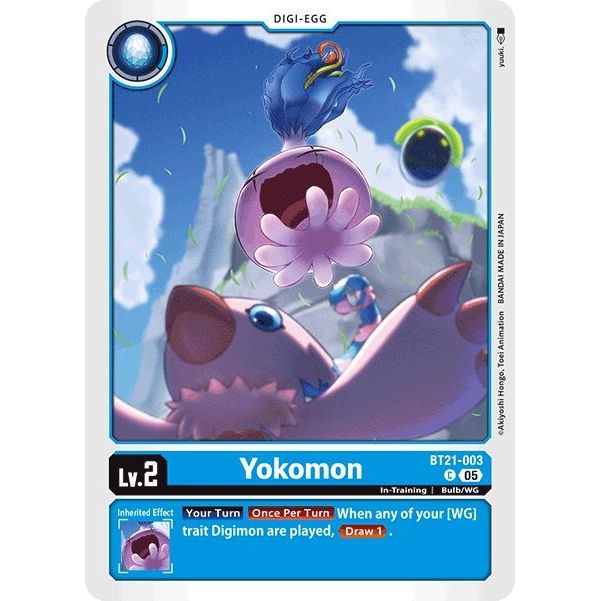 Image for Yokomon (BT21-003 C) (BT21) - Digimon Card Game