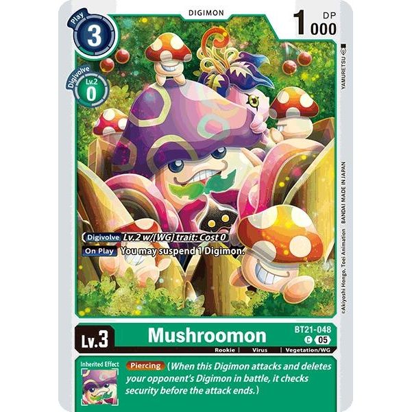 Image for Mushroomon (BT21-048 C) (BT21) - Digimon Card Game