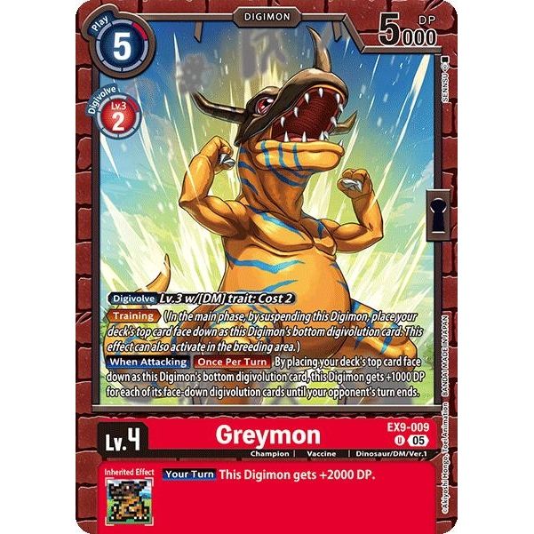 Image for Greymon (EX9-009 U) (EX09) - Digimon Card Game