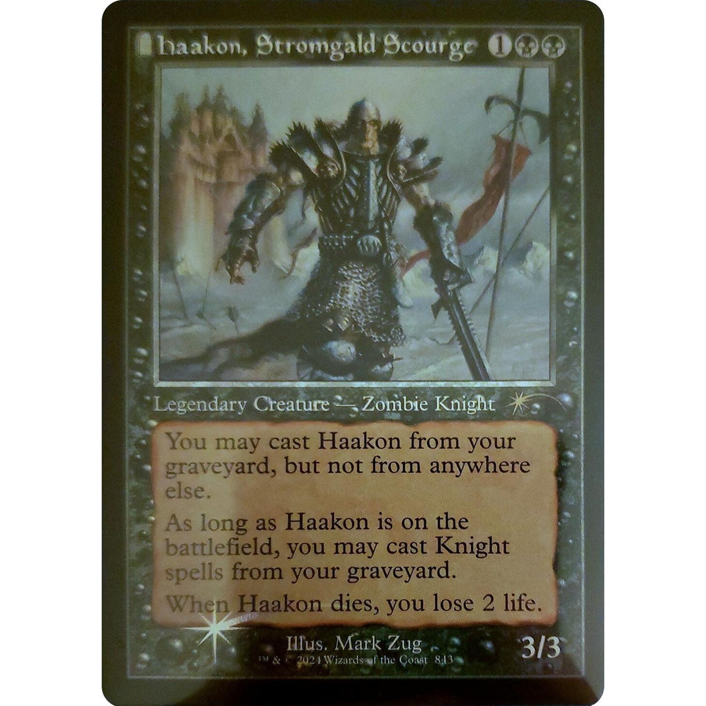 Image for Haakon, Stromgald Scourge (Retro Frame) (843) (SLD) - Magic: The Gathering
