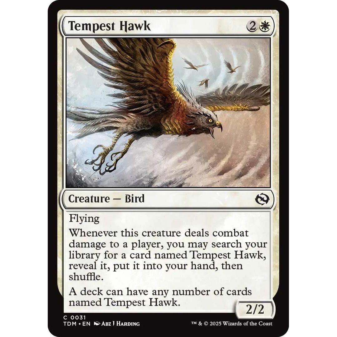 Image for Tempest Hawk (31) (TDM) - Magic: The Gathering
