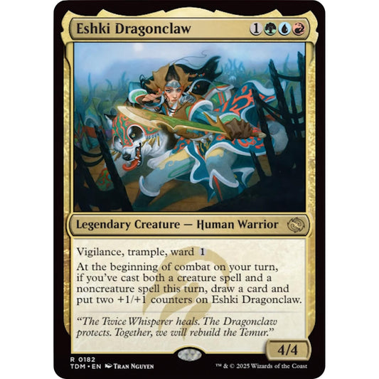 Image for Eshki Dragonclaw (182) (TDM) - Magic: The Gathering