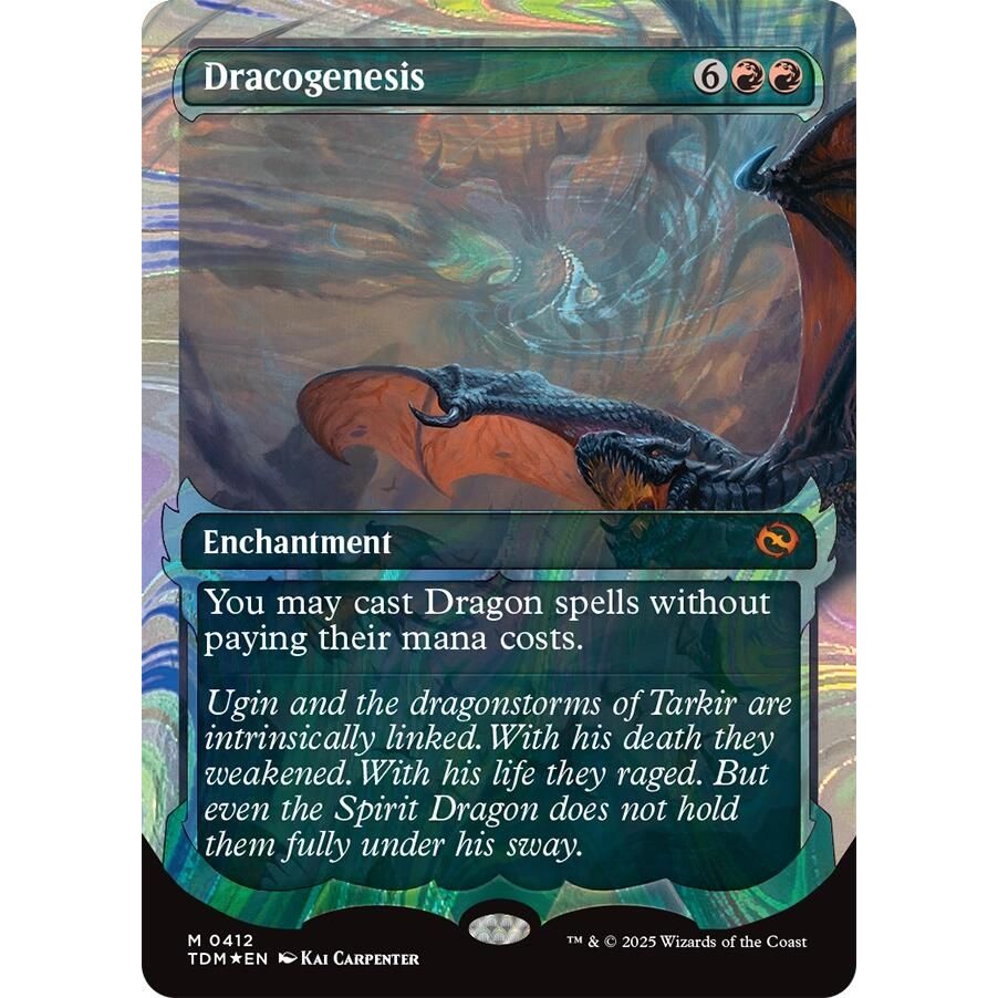 Image for Dracogenesis (0412) (Showcase) (Halo Foil) (412) (TDM) - Magic: The Gathering