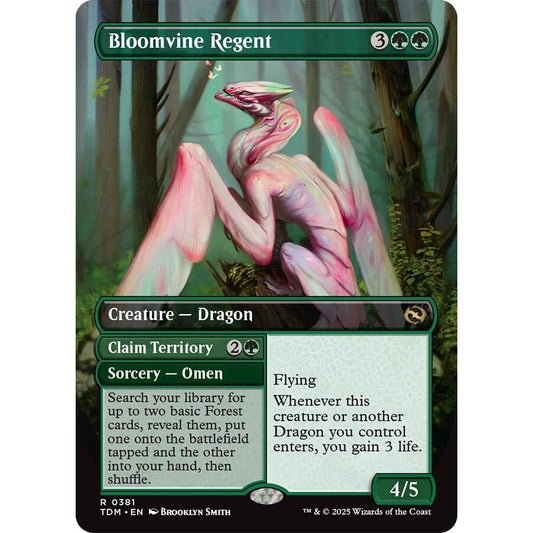 Image for Bloomvine Regent (Borderless) (381) (TDM) - Magic: The Gathering