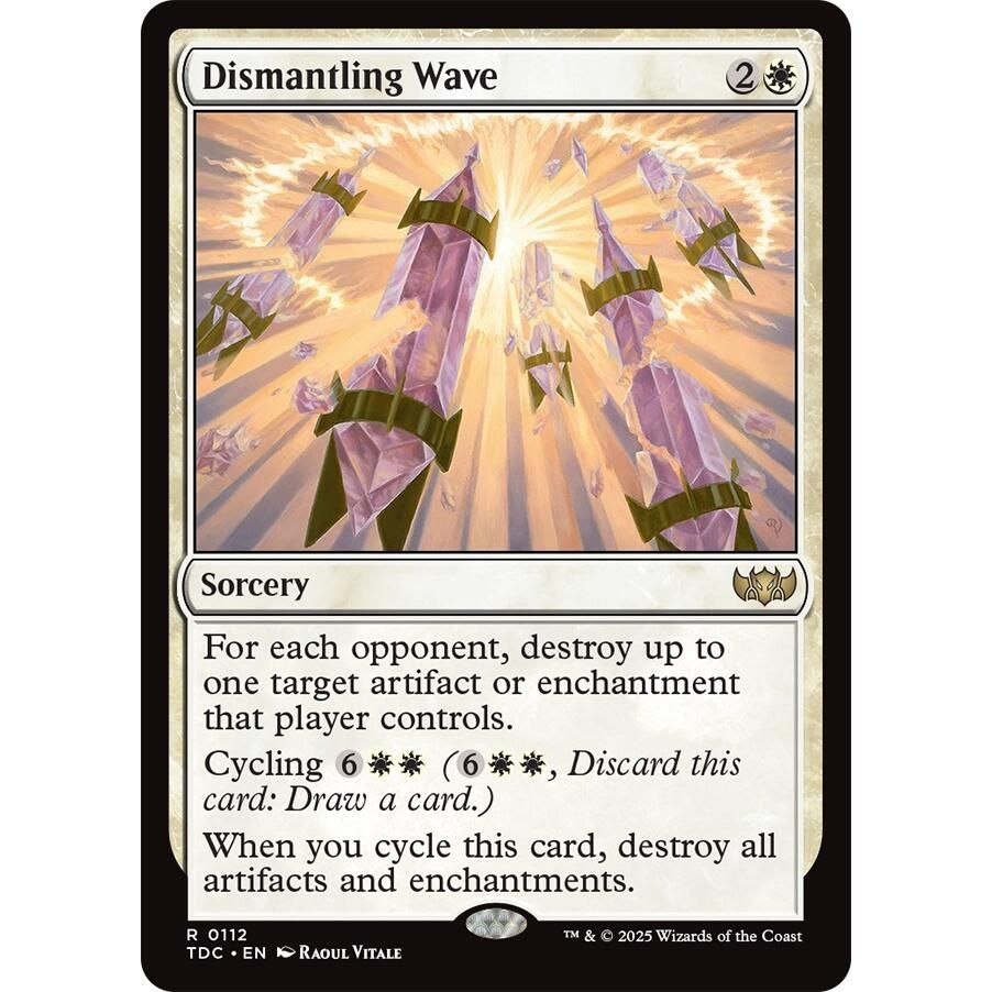 Image for Dismantling Wave (112) (TDC) - Magic: The Gathering