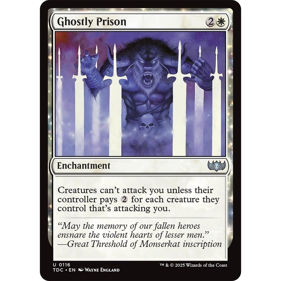 Image for Ghostly Prison (116) (TDC) - Magic: The Gathering