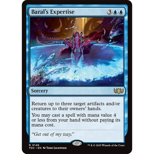 Image for Baral's Expertise (146) (TDC) - Magic: The Gathering