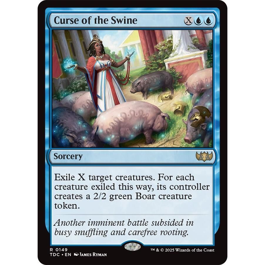 Image for Curse of the Swine (149) (TDC) - Magic: The Gathering
