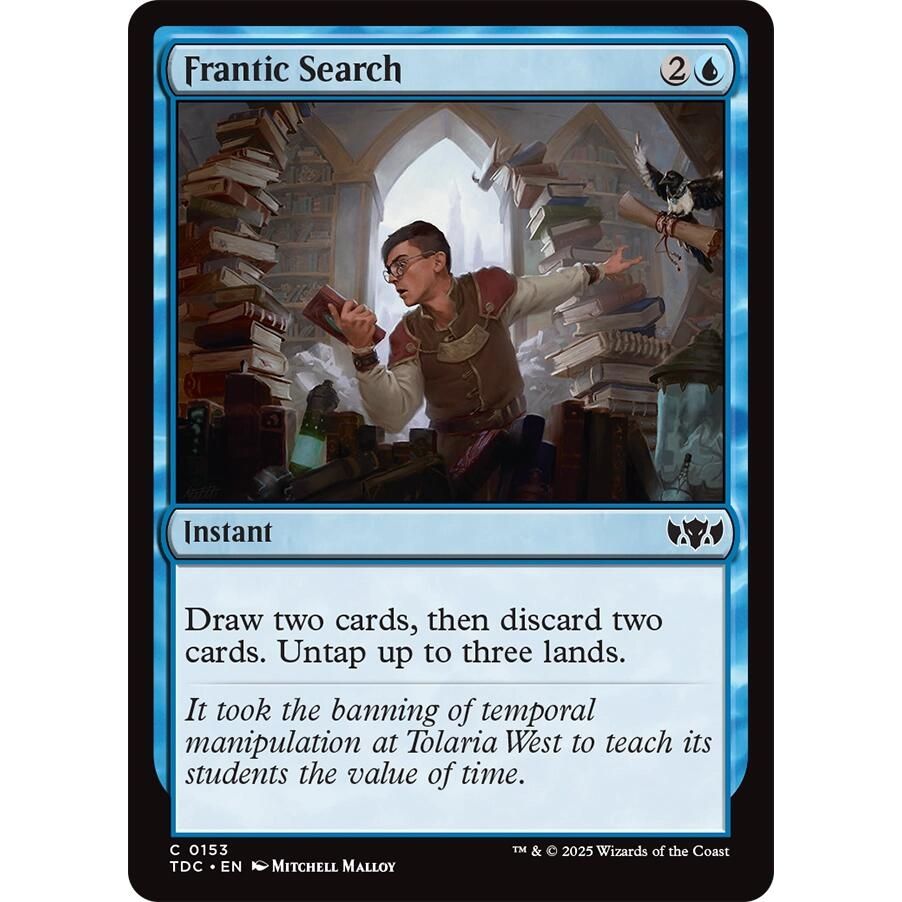 Image for Frantic Search (153) (TDC) - Magic: The Gathering