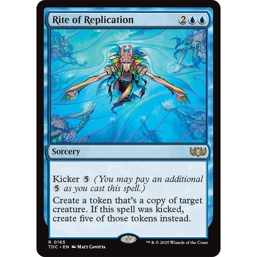 Image for Rite of Replication (165) (TDC) - Magic: The Gathering