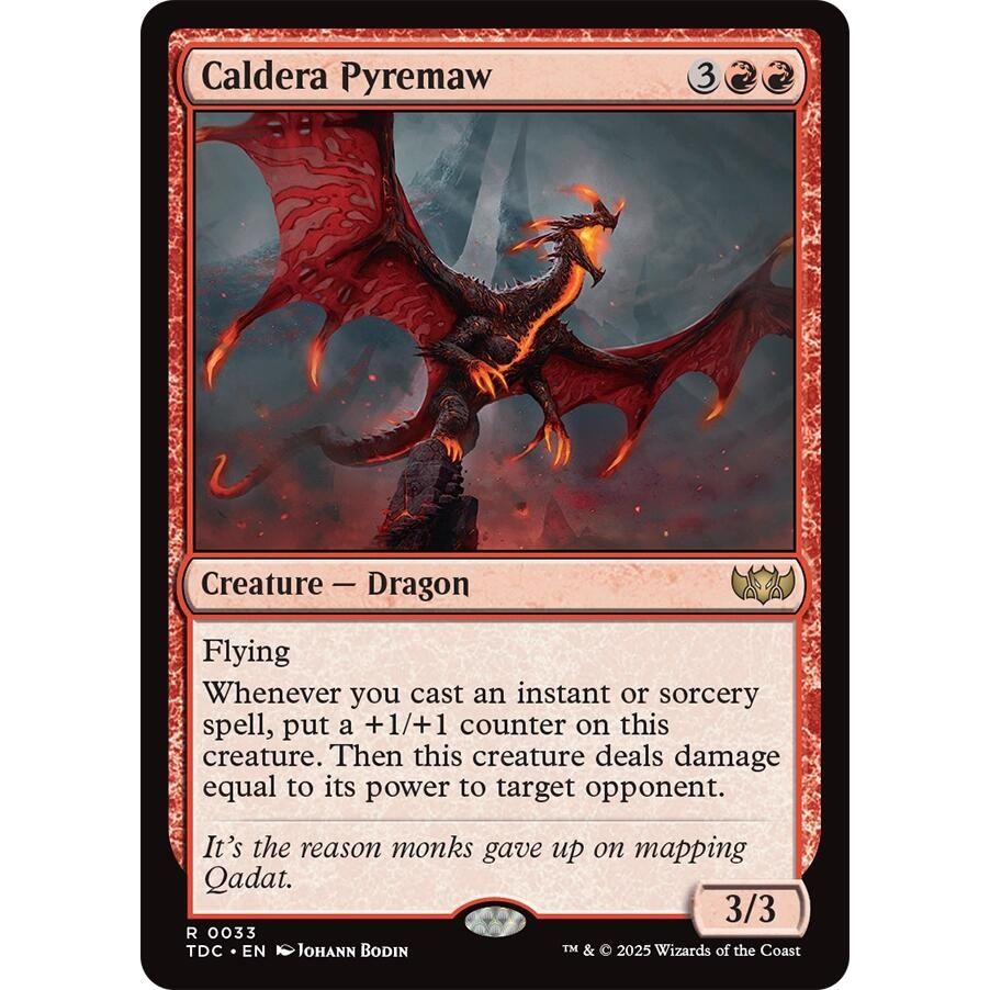 Image for Caldera Pyremaw (33) (TDC) - Magic: The Gathering