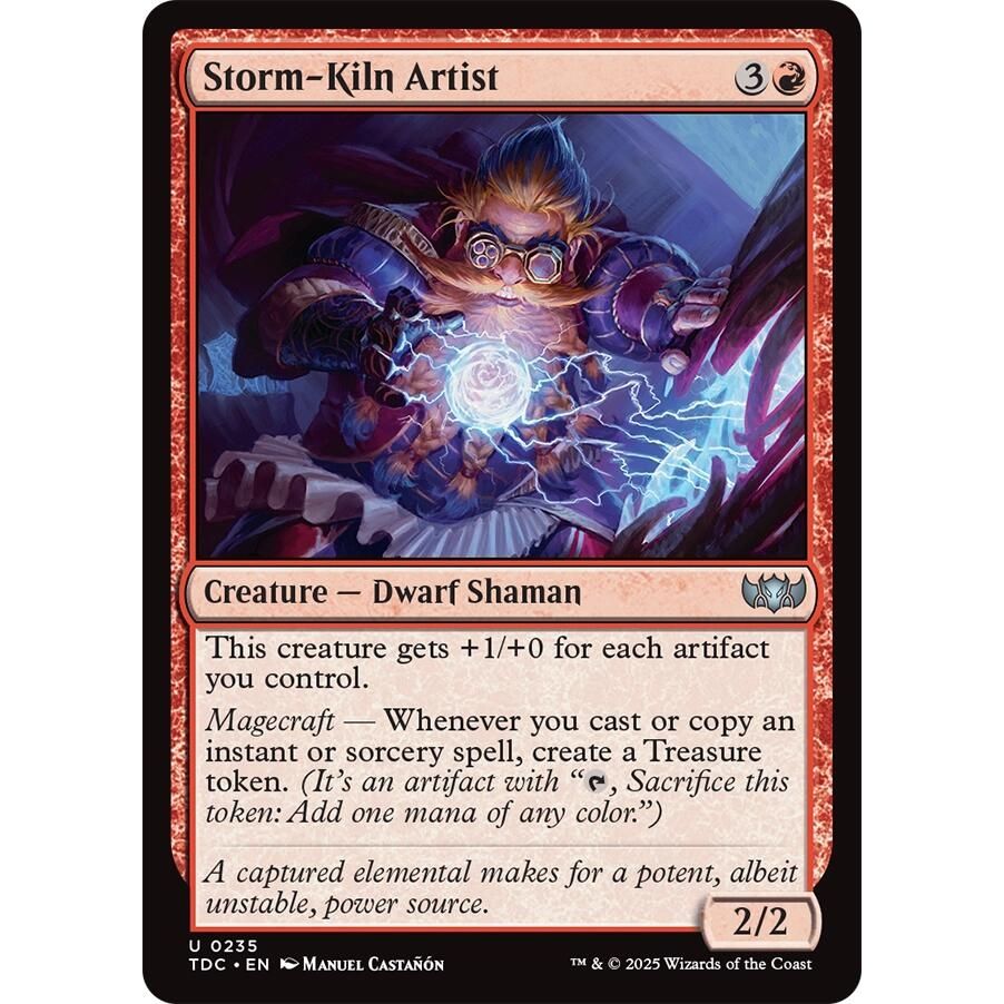Image for Storm-Kiln Artist (235) (TDC) - Magic: The Gathering