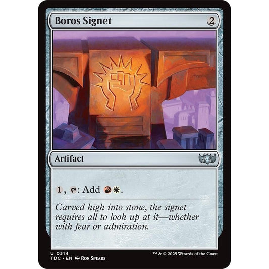 Image for Boros Signet (314) (TDC) - Magic: The Gathering