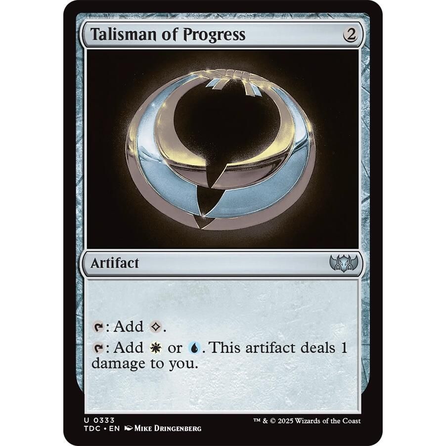 Image for Talisman of Progress (333) (TDC) - Magic: The Gathering